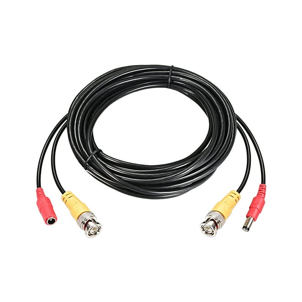 Power DC Extension Cable for CCTV Security Camera 16FT 5M 2-in-1 BNC Video Power DC Extension Cable for CCTV Security Camera 16FT 5M 2-in-1 BNC Video